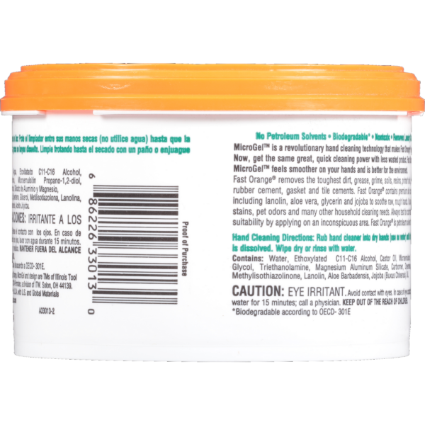 Fast Orange<span class="sup">®</span> Smooth Cream Hand Cleaner, 14 OZ - Image 2
