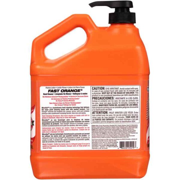 Fast Orange<span class="sup">®</span> Fine Pumice Lotion Hand Cleaner, 1 GAL w/pump - Image 2